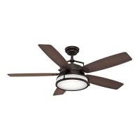 Casablanca 59360 Caneel Bay 56" Ceiling Fan with Light with Wall Control  Large  Maiden Bronze - B06X92F11M